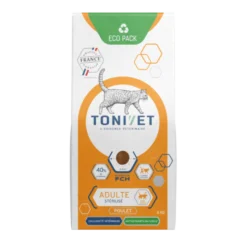 Tonivet Adulte Stérilisé au poulet - croquettes chat