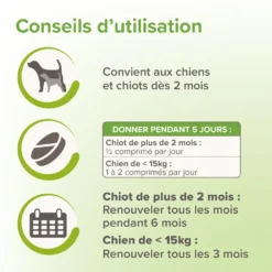 Vermipure comprimés Purge chiot, petit chien