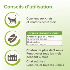 Vermipure Comprimés Purge pour chat