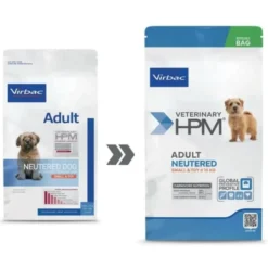 Veterinary HPM Adult Neutered Dog Small & Toy - croquettes chien
