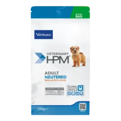 Veterinary HPM Adult Neutered Dog Small & Toy - croquettes chien