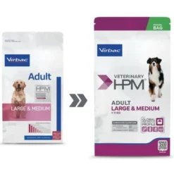 Virbac Veterinary HPM Adult Large & Medium Dog - croquettes chien
