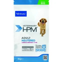Virbac Veterinary HPM Adult Neutered Dog Large & Medium - croquettes chien