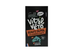 Vitalvéto Beauté du poil - Gommes à mâcher pour chat - Pelage en bonne santé-DLUO dépassée
