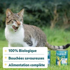 Yarrah bouchées bio - pâtée chat