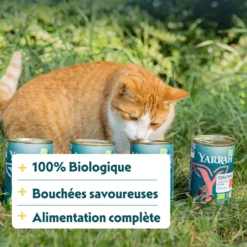 Yarrah bouchées bio - pâtée chat