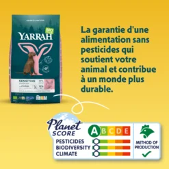 Yarrah croquettes bio pour chien sensible