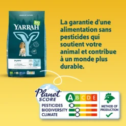 Yarrah croquettes bio pour chiot