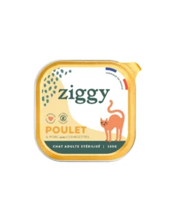 Ziggy Stérilisés Saveur Poulet Pâtée Pour Chats